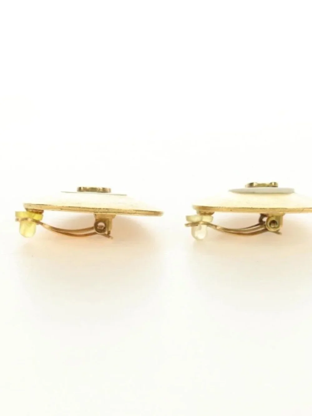 CHANEL COCO Mark Earring metal Gold Tone CC Auth 181300V